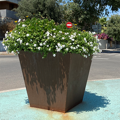 Jardinera Exterior De Acero Corten Prei | Jardineras Urbanas